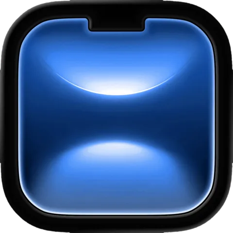 High Alert countdown ring at the top of a Mac display